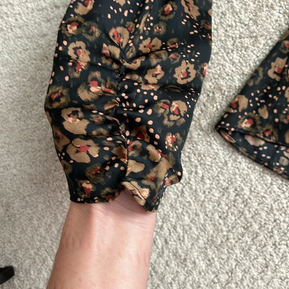 Free People Floral Blouse